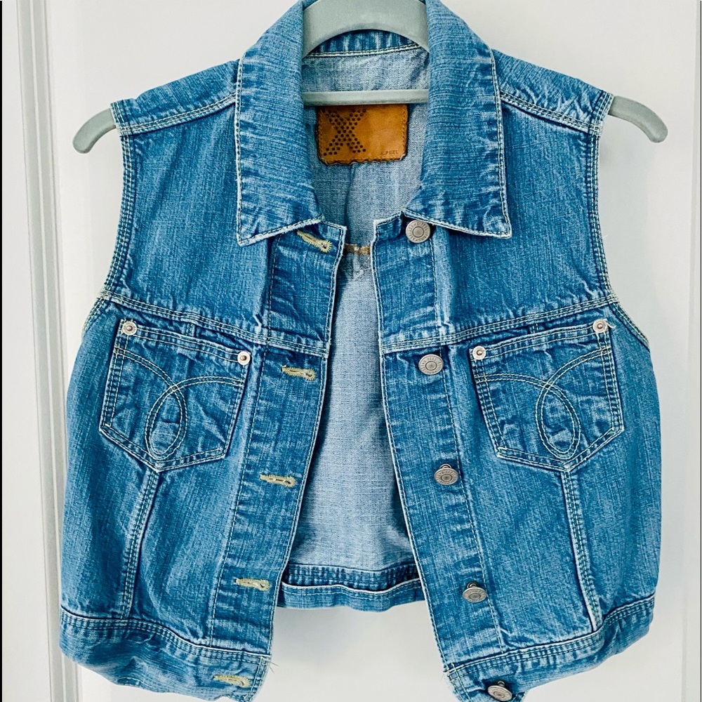 Vintage Jean Vest ✨